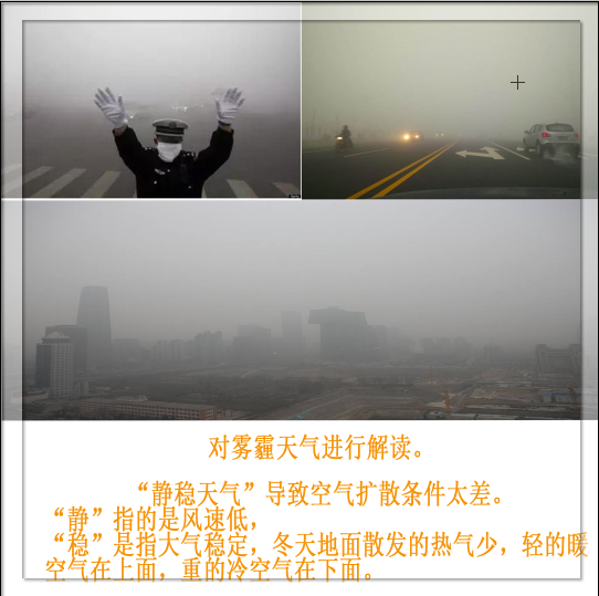 霧霾天氣主要安全，拐彎人多慢行多觀察