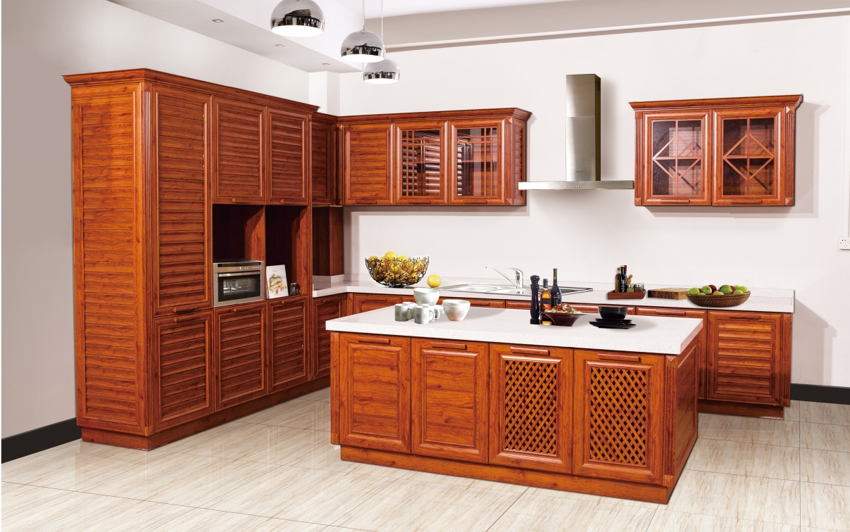 全鋁櫥柜-10（風(fēng)格：中式；顏色：金橡）